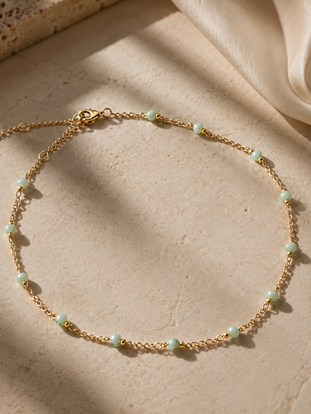 Green and Gold Choker